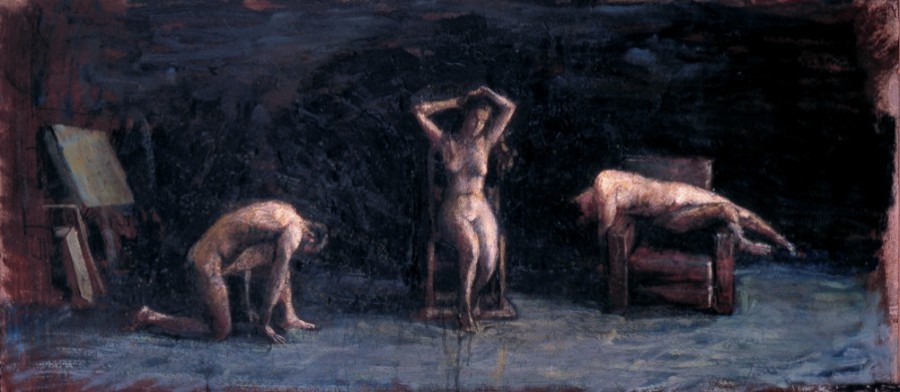 Woman Between Two Men